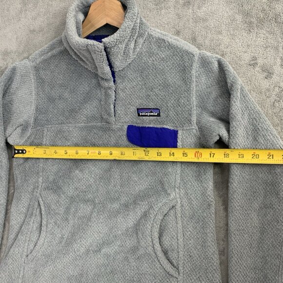 Patagonia Jacket Women Small Fleece Re Tool Snap T Pullover Thermal Pro Sweater - Picture 3 of 9